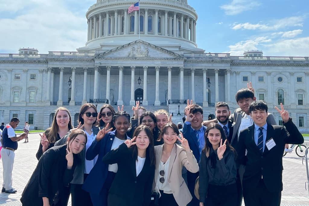 Young professionals in a Meridian exchange program